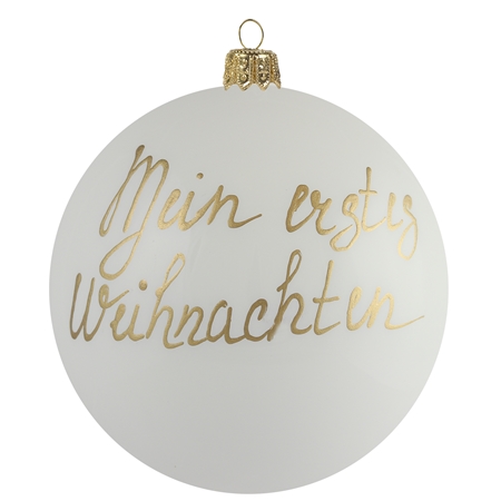 Vianočná guľa „Mein erstes Weihnachten“