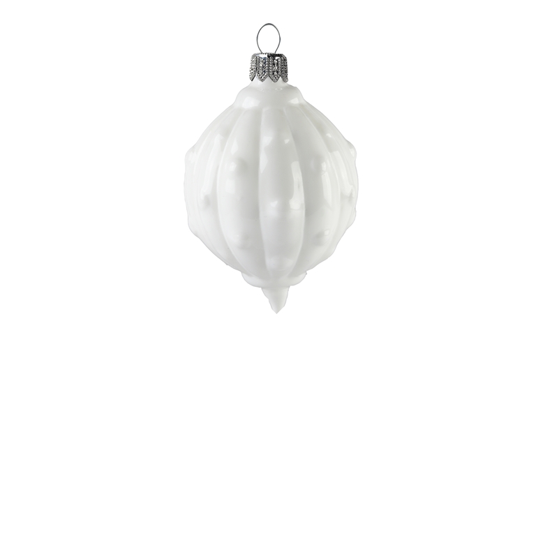 tvar bílý porcelán lampión dekorovaný