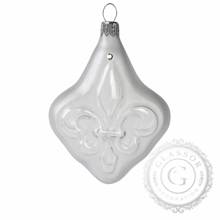 Fleur de Lis Šedý/transparent 