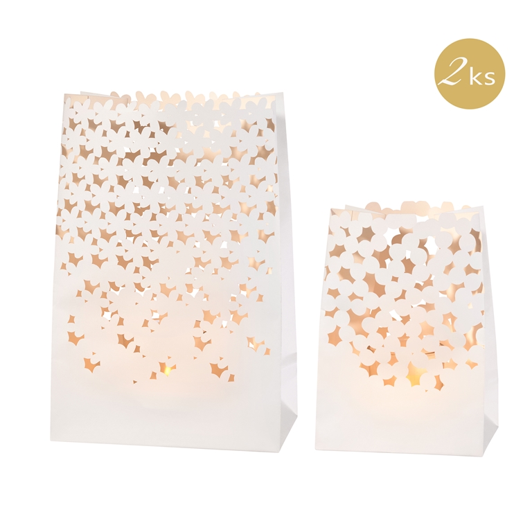 Papírové lucerny set 2 ks