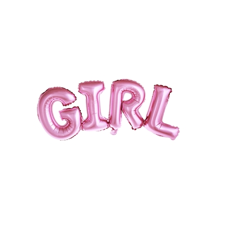 Nafukovací balónik „Girl“ metalický