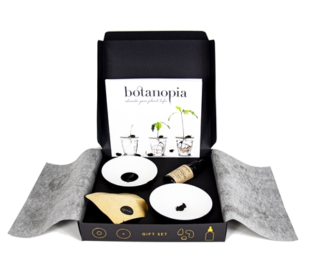 Deluxe darčeková súprava klíčiacich tanierikov s príslušenstvom