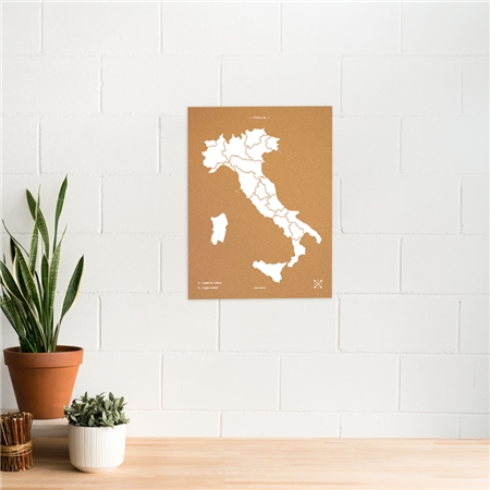 Nástenná korková mapa – Taliansko XL