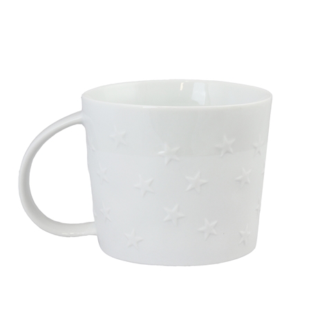 Porcelánový hrnček s hviezdnou oblohou