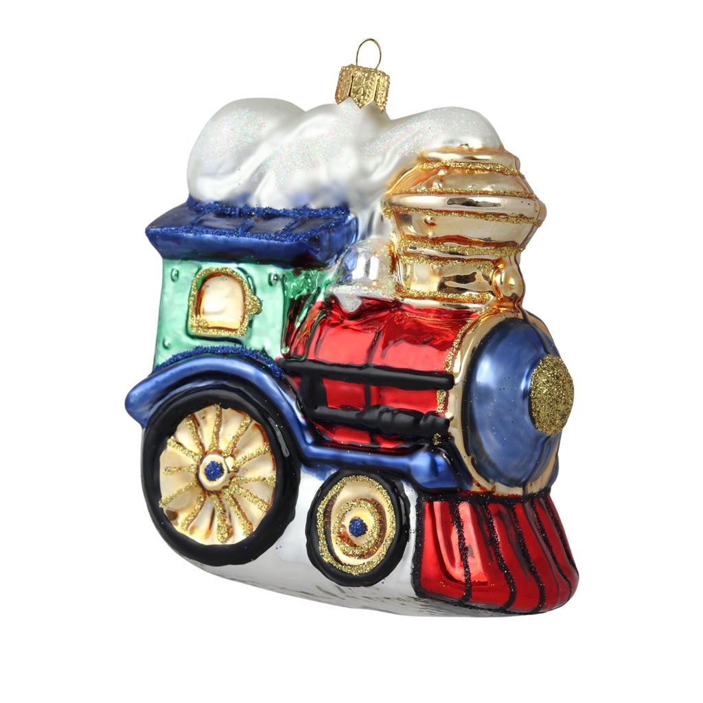 Vianočná ozdoba lokomotíva