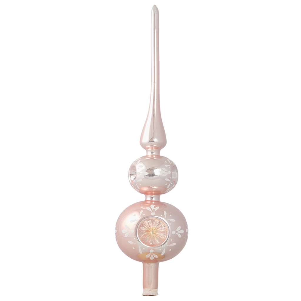 Perleťovo-ružová špica s reflektormi