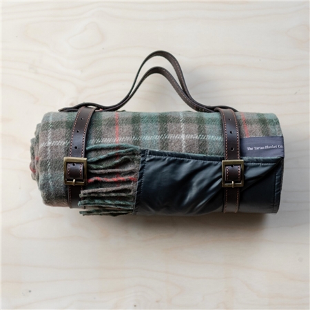Vlnená pikniková deka skotský tartan