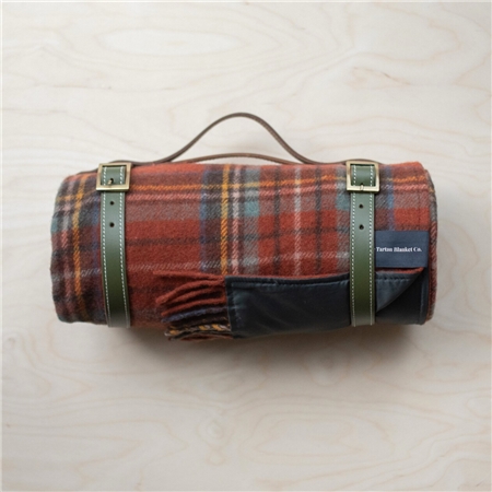 Vlnená pikniková deka kráľovský tartan