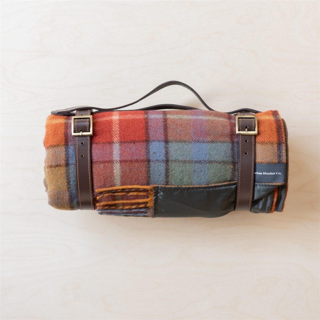 Vlnená pikniková deka tartan Buchanan