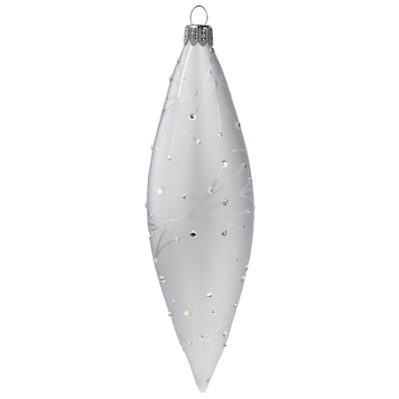 Raketa matne sivá s dekorom jemných vetvičiek