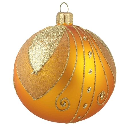 Vianočná banka zlatá dekor