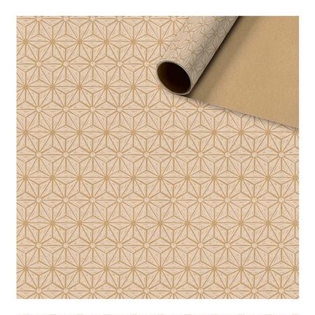 Baliaci papier s bielymi geometrickými vločkami