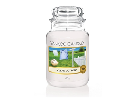 Vonná sviečka Yankee Candle CLEAN COTTON classic veľká