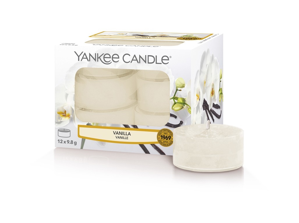 Vonné čajové sviečky Yankee Candle VANILLA