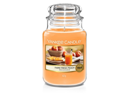 Vonná sviečka Yankee Candle FARM FRESH PEACH classic veľká