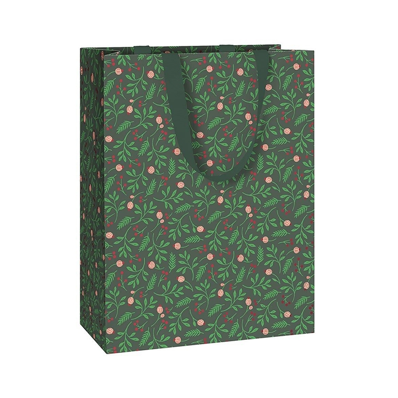Darčeková taška zelená so šípkou