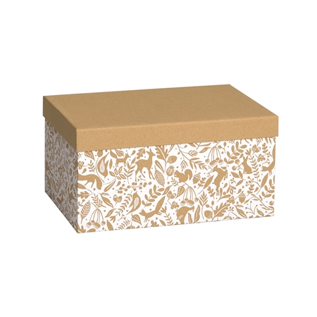 Darčeková krabička s lesnými zvieratkami stredná