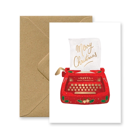 Darčekové prianie písací stroj