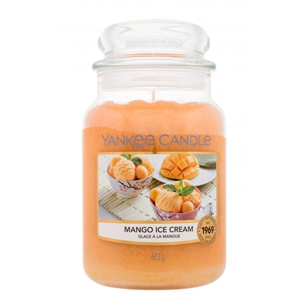 Vonná sviečka Yankee Candle MANGO ICE CREAM classic veľká