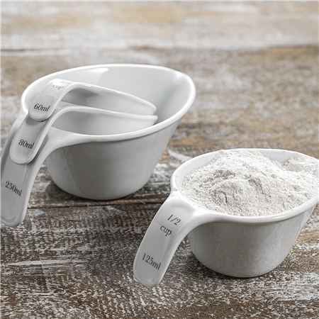 Set porcelánových odmeriek