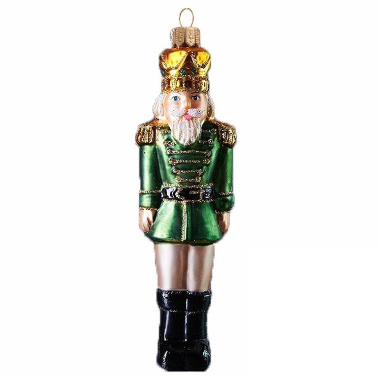 Vánoční figurka král zelený
