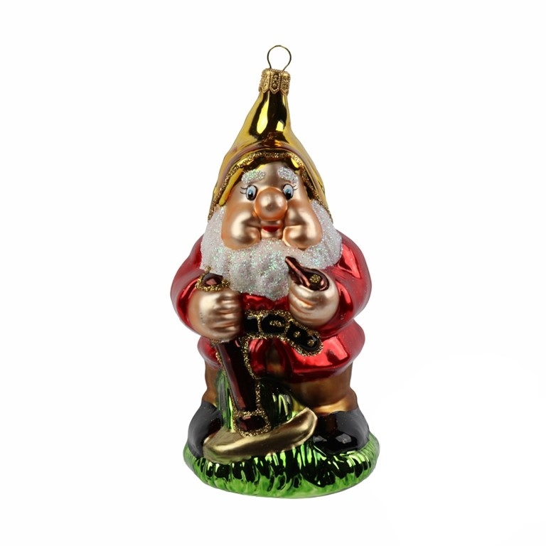 Vánoční figurka trpaslík s krumpáčem