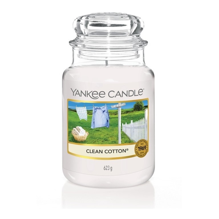 Vonná sviečka Yankee Candle CLEAN COTTON classic veľká