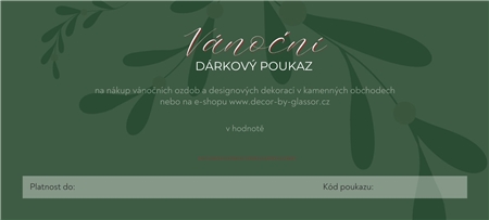 Darčeková poukážka | Vyberte si hodnotu 500-5000 CZK