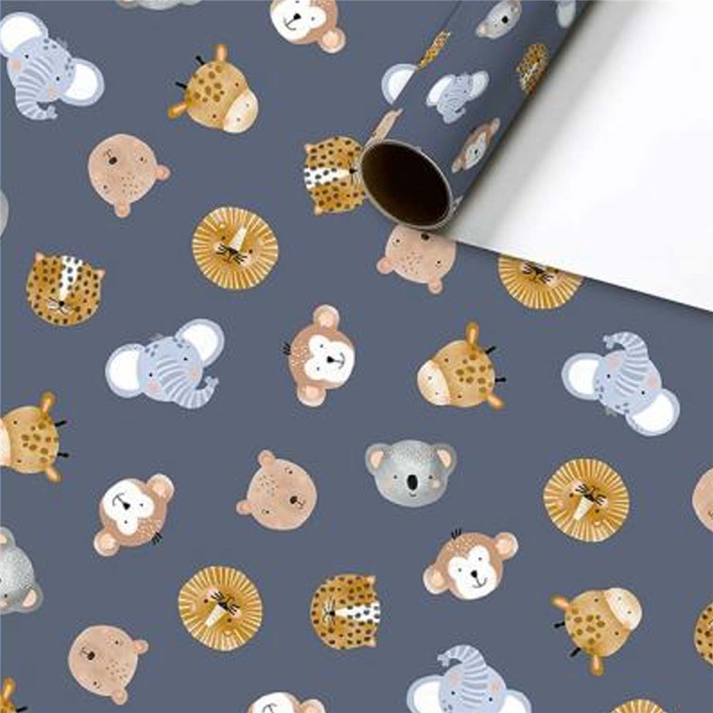 Baliaci papier so safari zvieratami
