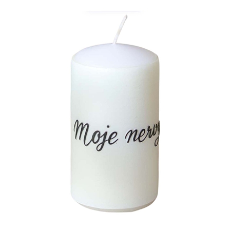 Moje nervy – dekoratívna sviečka