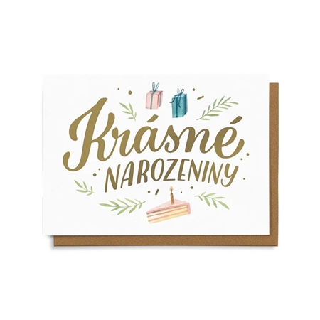 Přáníčko – Krásné narozeniny