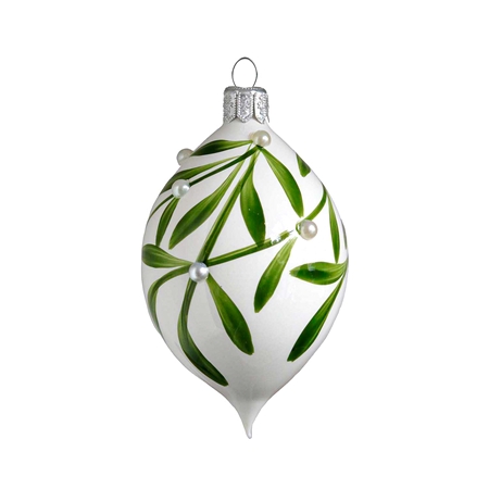 Oliva biely porcelán, dekor imelo